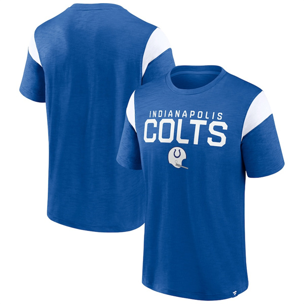 Men's Indianapolis Colts Royal/White Home Stretch Team T-Shirt Men's Indianapolis Colts Royal/White Home Stretch Team T-Shirt